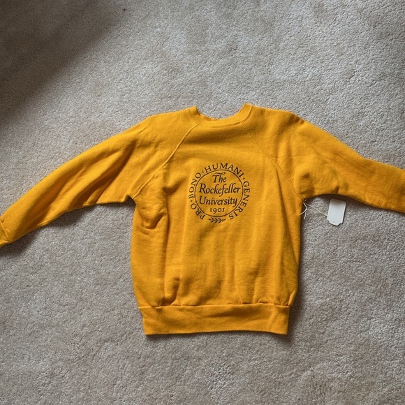 Vintage Rockefeller University 1901 sweatshirt crew cut raglan sleeve - Picture 5 of 5